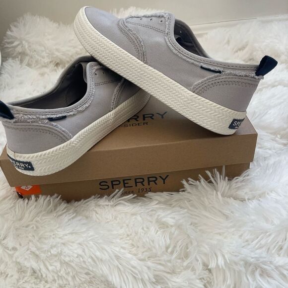 New Sperry Pier Boat Memory Foam Grey - Picture 1 of 7